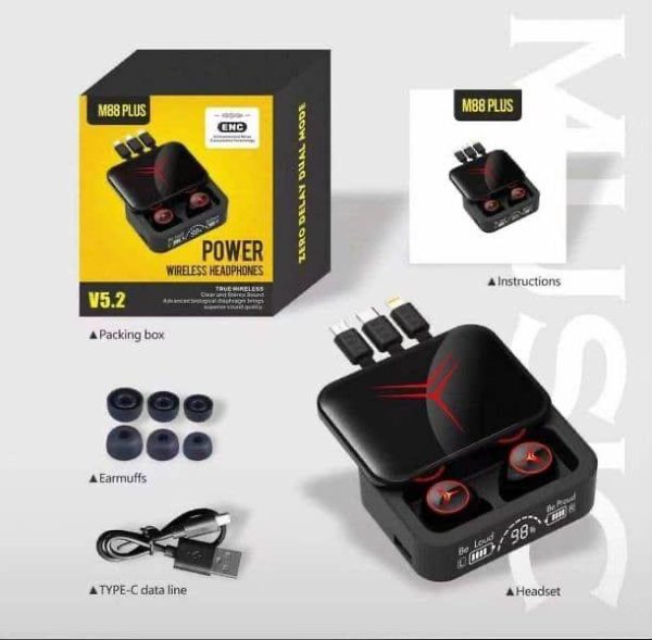 M 88 wireless airbuds